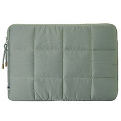 Selencia Puffy Laptop Hülle 13-14 Zoll - Laptop Sleeve - Sage Green