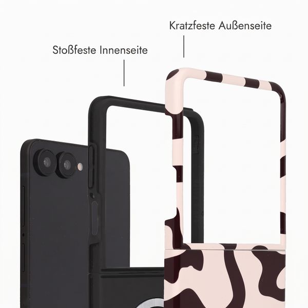 Selencia Vivid Rückabdeckung mit MagSafe Samsung Galaxy Z Flip 8 - Art Wave Black