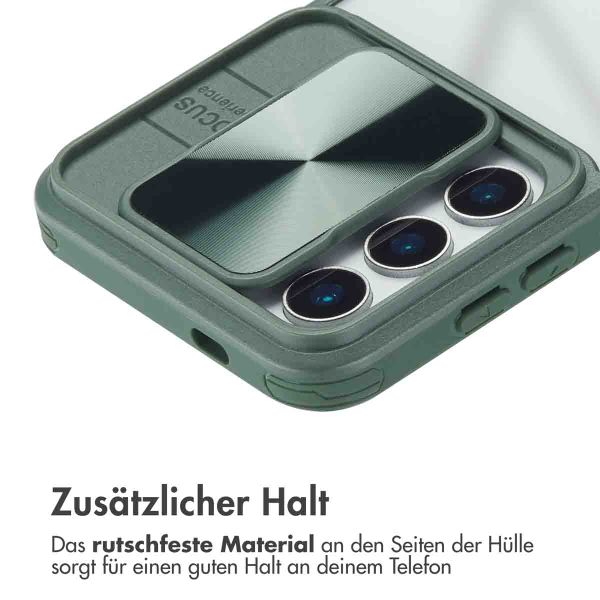 imoshion Back Cover mit Kameraschieber Samsung Galaxy S25 - Dunkelgrün