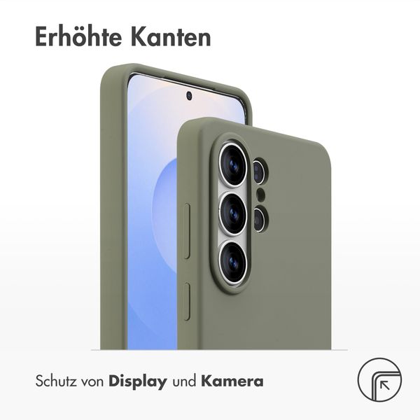 Accezz Liquid Silikoncase mit MagSafe Samsung Galaxy S26 Ultra - Cooper Green