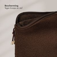 Selencia Teddy Laptop Hülle 13-14 Zoll - Laptop Sleeve - Choco Brown