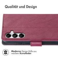 imoshion Luxuriöse Klapphülle Samsung Galaxy A15 (5G/4G) - Bordeaux