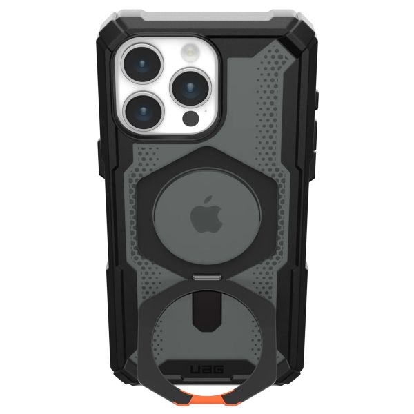 UAG Plasma XTE Back Cover MagSafe für das iPhone 15 Pro Max - Schwarz / Orange