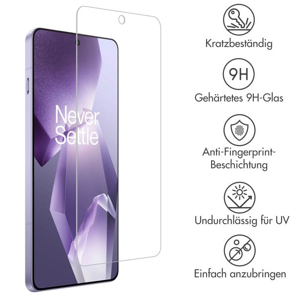 Accezz Screen Protector aus gehärtetem Glas OnePlus 13R