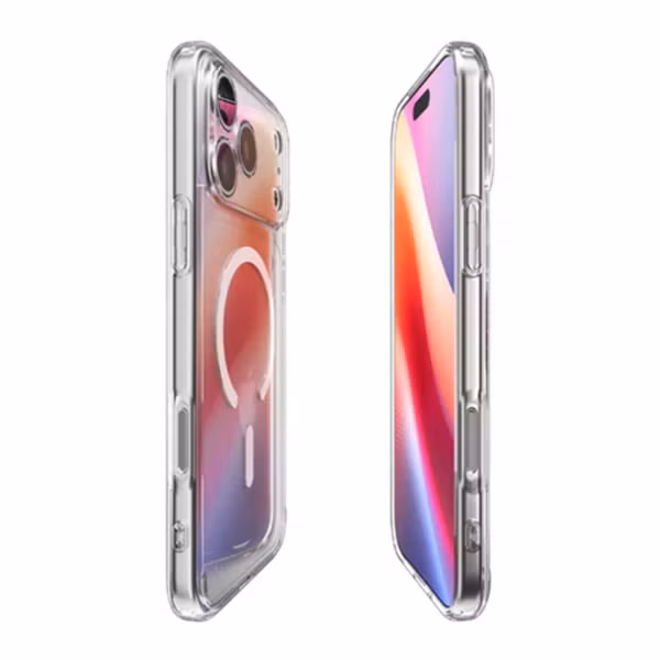 Spigen Ultra Hybrid Backcover MagSafe Apple iPhone 17 Pro - Clear / White