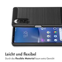 imoshion Brushed Back Cover für das Sony Xperia 10 V - Schwarz