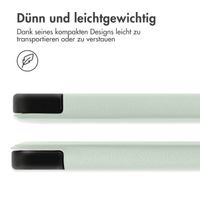 imoshion Trifold Klapphülle Apple iPad 9 (2021) 10.2 Zoll / iPad 8 (2020) 10.2 Zoll / iPad 7 (2019) 10.2 Zoll - Hellgrün