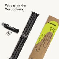 imoshion Edelstahlarmband für Apple Watch | 38/40/41/42 mm - Schwarz