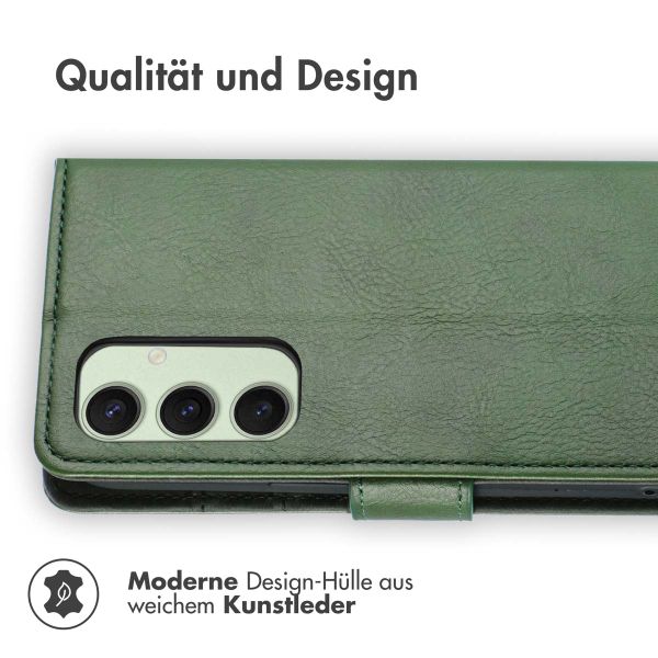 imoshion Luxuriöse Klapphülle Samsung Galaxy S24 FE - Grün