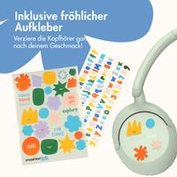 imoshion Kinderkopfhörer mit AUX-Kabel - Dezibelbegrenzer - Mint Green