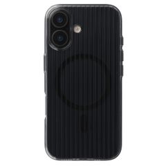 Accezz Lite Backcover mit MagSafe | Fluted | Apple iPhone 16 - Smokey Clear