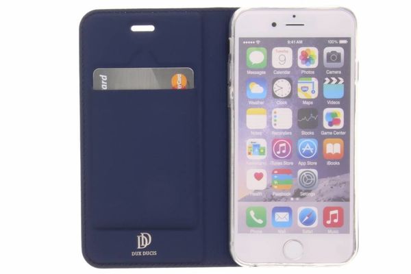 Dux Ducis Blaues Slim TPU Klapphülle für das iPhone 6 / 6s