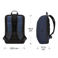 dbramante1928 Charlottenborg Laptop Rucksack 16 Zoll - Recyceltes Material - Dark Blue