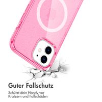 imoshion Sparkle Back Cover mit MagSafe für das Apple iPhone 12 (Pro) - Glitzer Rosa