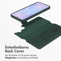 Accezz 2-in-1 Klapphülle aus Leder mit MagSafe Samsung Galaxy S26 Plus - Cedar Green