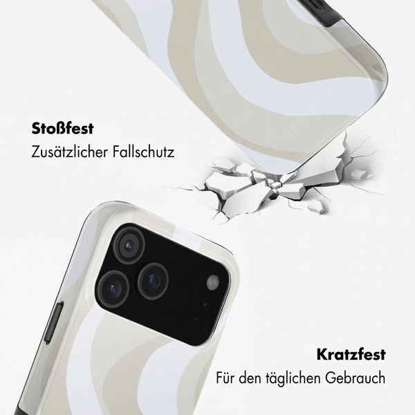 Selencia Vivid Rückabdeckung mit MagSafe Apple iPhone 18 Pro / 17 Pro - Desert Waves Beige