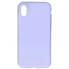 Accezz Liquid Silikoncase Apple iPhone X / Xs - Violett