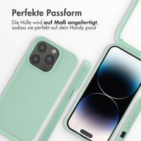 imoshion Silikonhülle mit Band für das iPhone 14 Pro - Mintgrün