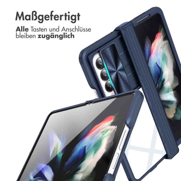 imoshion Back Cover mit Kameraschieber Samsung Galaxy Z Fold 4 - Dunkelblau