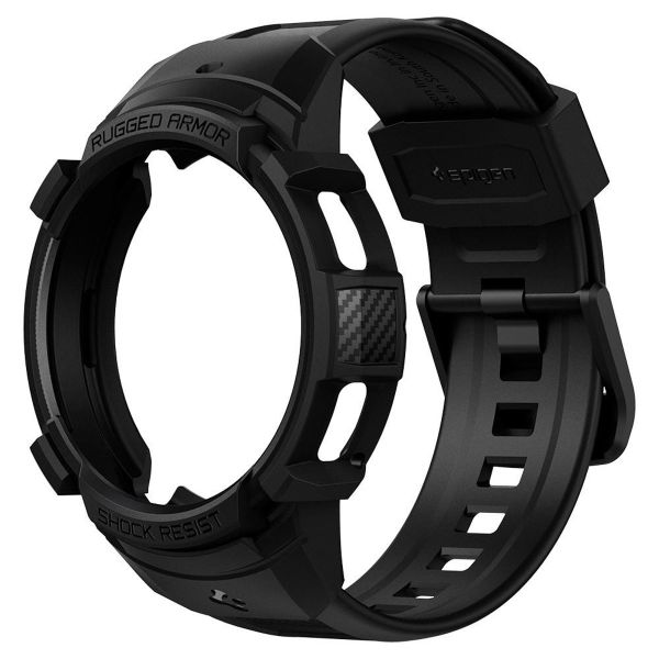 Spigen Rugged Armor™ Pro Case für die Samsung Galaxy Watch 4 - 46 mm - Schwarz