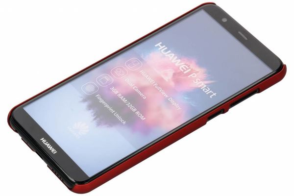 Rot Unifarbene Hardcase-Hülle für Huawei P Smart