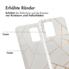 imoshion Design Hülle Motorola Moto G54 - White Graphic