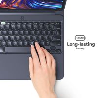 ZAGG Pro Keys 2 QWERTZ keyboard Klapphülle für das iPad Pro 11 (2025) M5 / (2024) M4 - Schwarz