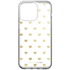 iDeal of Sweden Mirror Case Apple iPhone 15 Pro Max - Golden Hearts