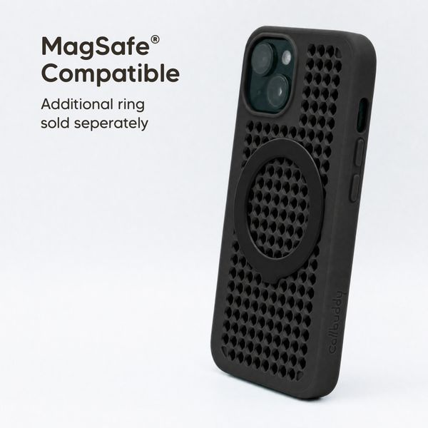 Callbuddy Hülle mit Strap Apple iPhone 17e / 16e / 15 / 14 / 13 - Epic Black