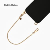 Selencia Sleek Chain-Handykette - Gold