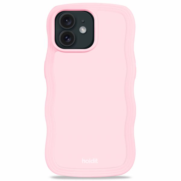 Holdit Wavy Case für das iPhone 12/12 Pro - Pink