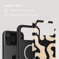 Selencia Vivid Rückabdeckung mit MagSafe Apple iPhone 17 Pro Max - Art Wave Black