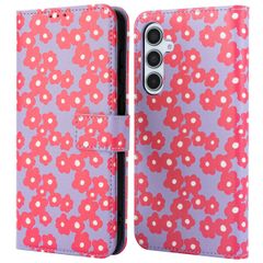 imoshion Design Klapphülle Samsung Galaxy A35 - Dusty Rose Blossoms