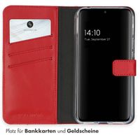 Selencia Echtleder Klapphülle Google Pixel 8a - Rot