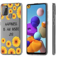 imoshion Design Hülle für das Samsung Galaxy A21s - Sunflower - Gelb