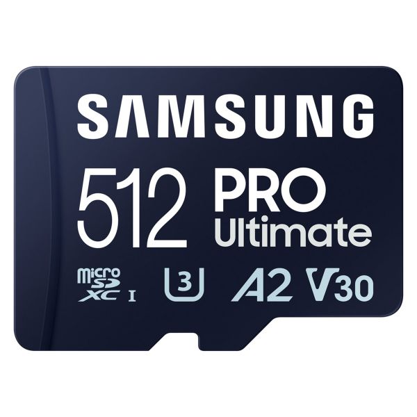 Samsung PRO Ultimate microSD - 512GB - Inklusive SD-Adapter - UHS-I/U3/Full HD/4K UHD