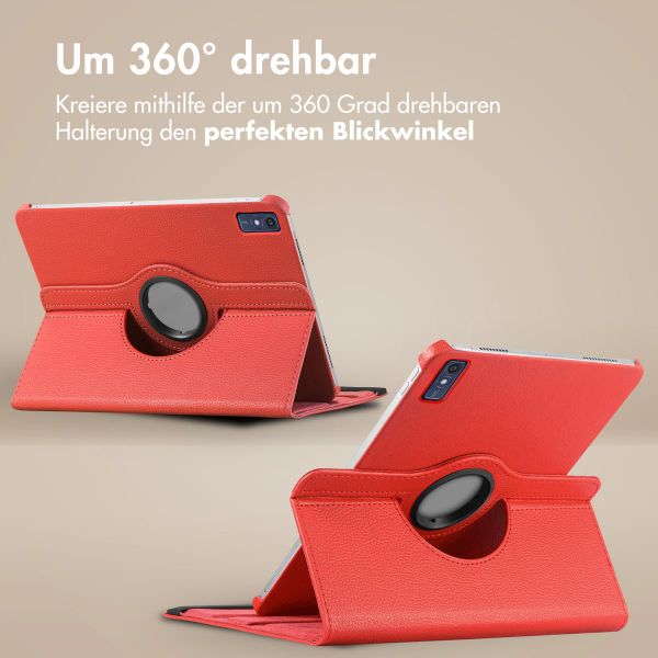 imoshion 360° drehbare Klapphülle für das Lenovo Tab M10 5G - Rot