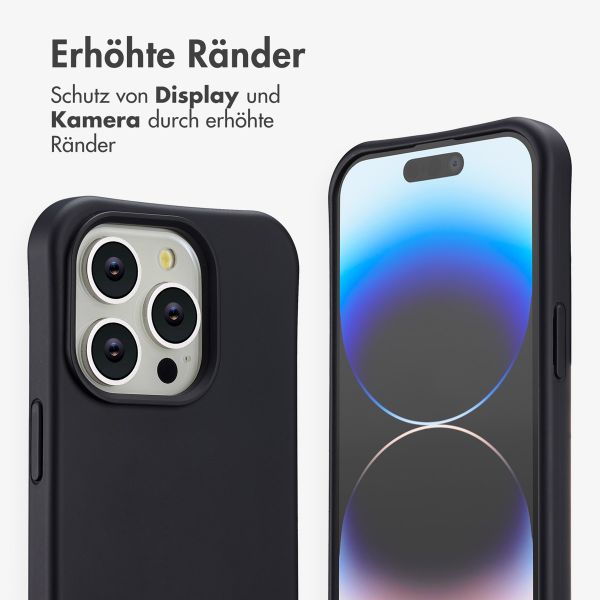 imoshion Color Backcover mit abnehmbarem Handykette und MagSafe Apple iPhone 14 Pro - Schwarz