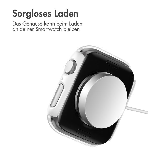 imoshion Full Cover Hard Case für Apple Watch Series 7 / 8 / 9 - 45 mm - Weiß