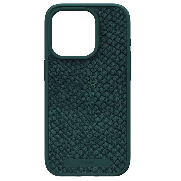 Njorð Collections Salmon Leather MagSafe Case für das iPhone 15 Pro - Green