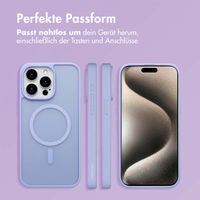 imoshion Color Guard Back Cover mit MagSafe Apple iPhone 15 Pro Max - Lila / Lilac