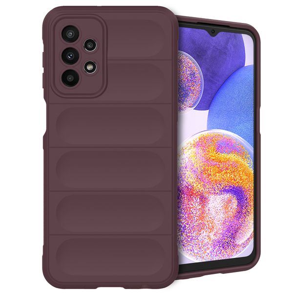 imoshion EasyGrip Back Cover für das Samsung Galaxy A23 (5G) - Aubergine