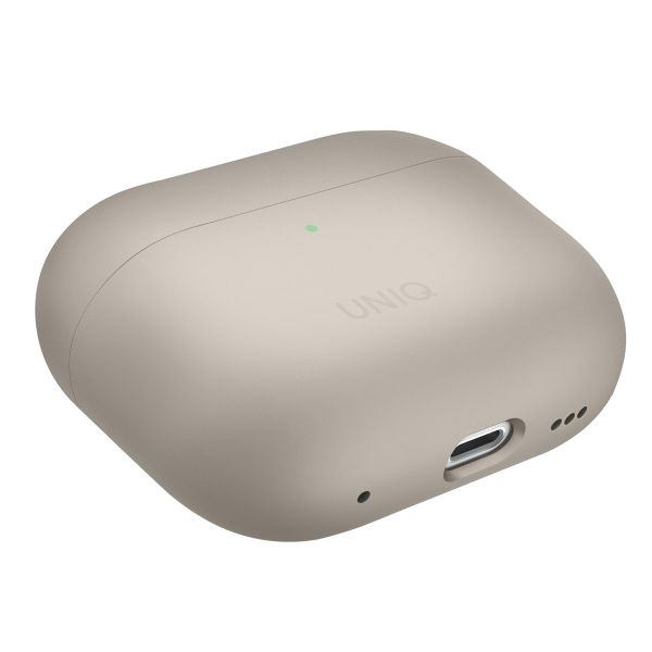 Uniq Lino Hybrid Liquid Silicone Case für Apple AirPods Pro 2 - Beige Ivory