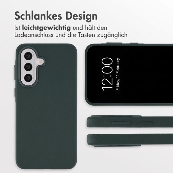 Accezz MagSafe Leather Backcover Samsung Galaxy A57 (5G) - Cedar Green