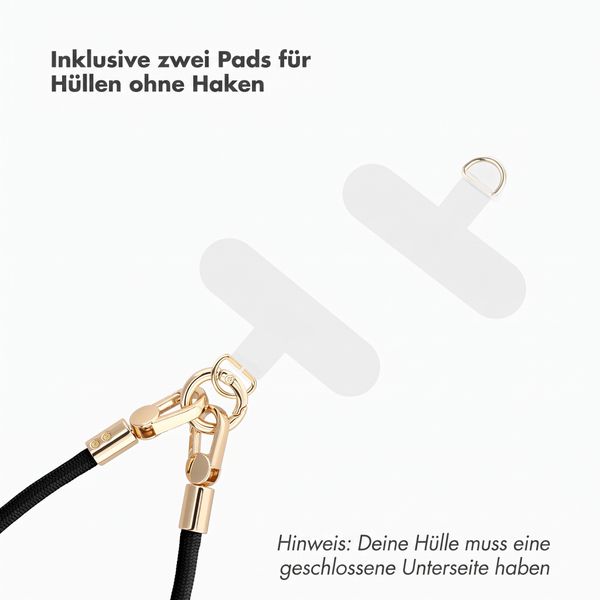 Selencia Universal Armband mit 2 Haken - Schwarz