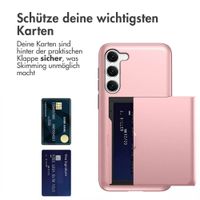 imoshion Backcover mit Kartenfach Samsung Galaxy S23 - Rosé gold