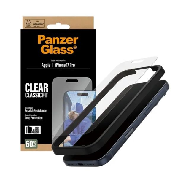 PanzerGlass Antibakterieller Screen Protector Apple iPhone 17 Pro