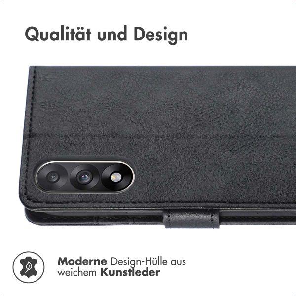 imoshion Luxuriöse Klapphülle OnePlus Nord 5 - Schwarz