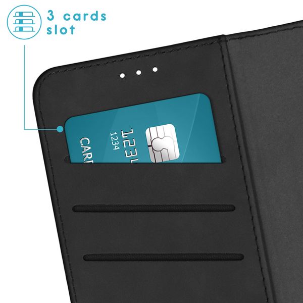 imoshion Entfernbare 2-1 Luxus Klapphülle für das Samsung Galaxy S25 Ultra - Schwarz