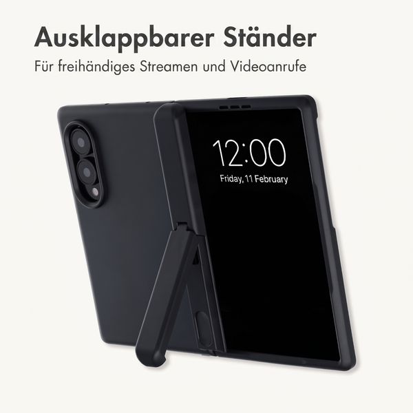 imoshion Color Backcover mit Ständer Samsung Galaxy Z Fold 8 - Schwarz